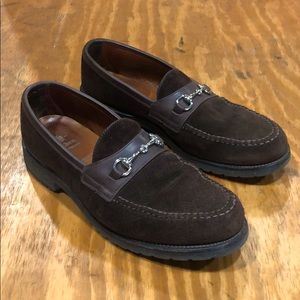 Alden 5723S Brown Suede Bit Loafer